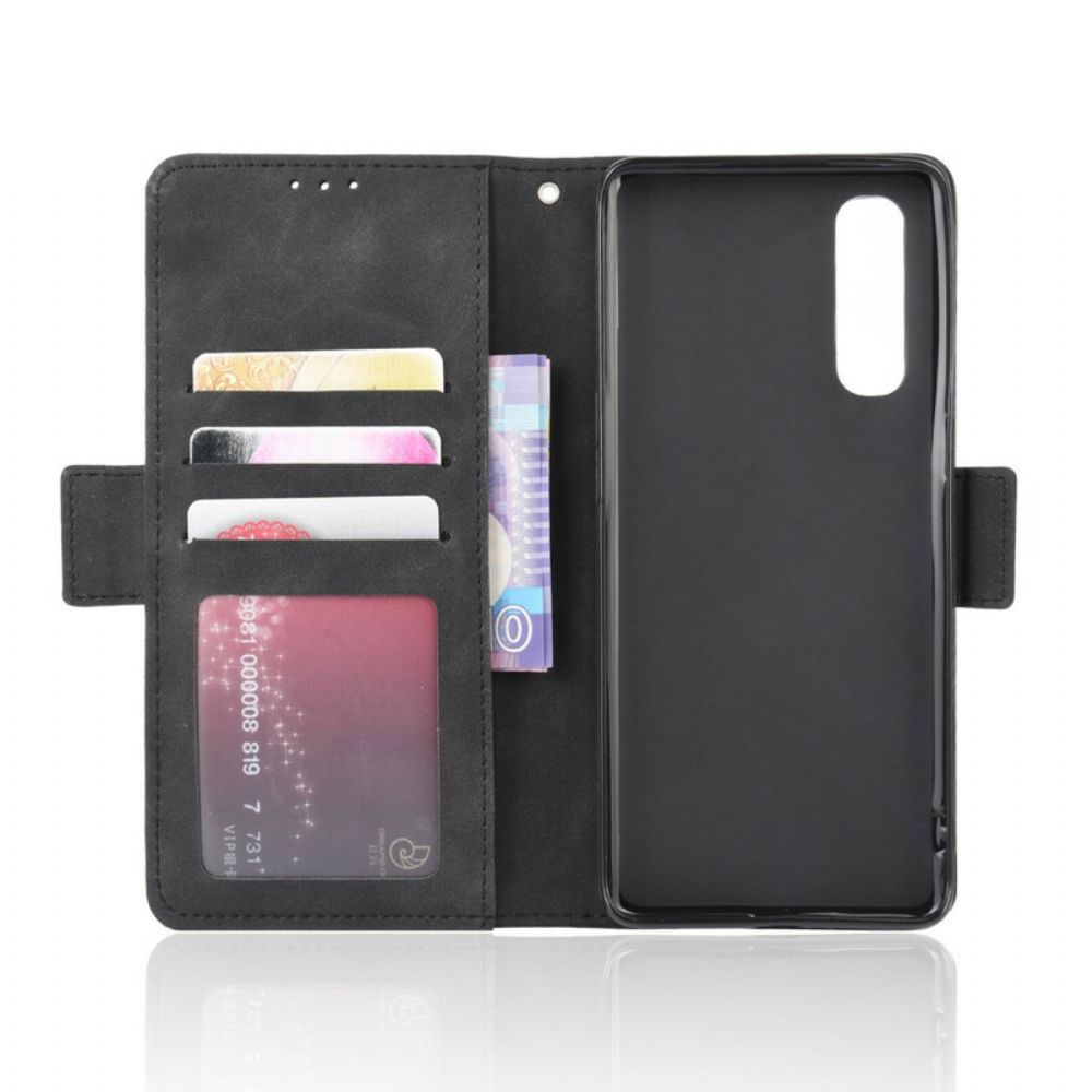 Flip Case voor Oppo Find X2 Neo Eerste Klas Multi-kaart