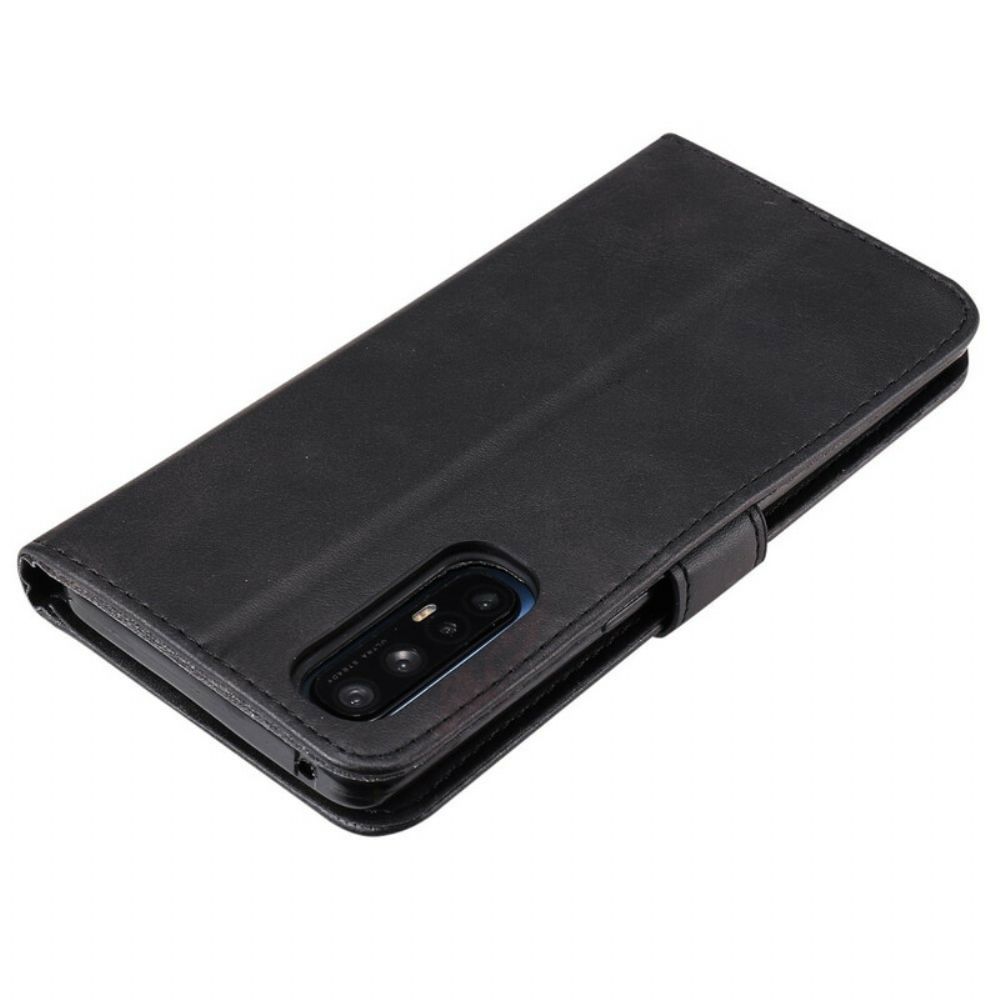 Folio-hoesje voor Oppo Find X2 Neo Vintage Portemonnee