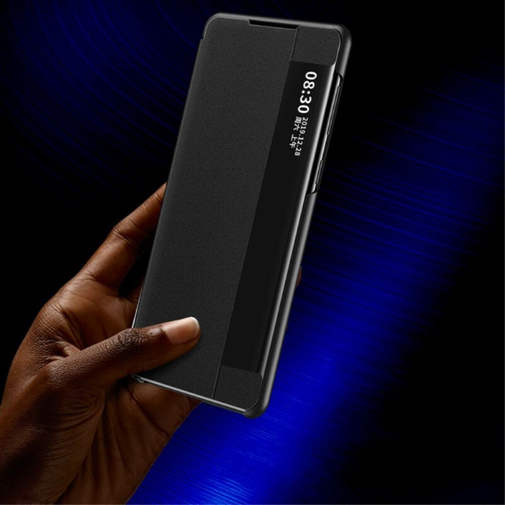 Bescherming Hoesje voor Samsung Galaxy Note 20 Ultra Getextureerd Kunstleer