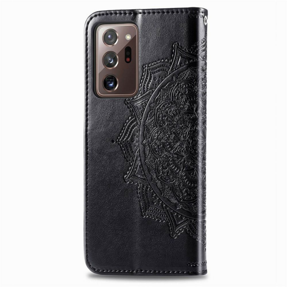 Folio-hoesje voor Samsung Galaxy Note 20 Ultra Mandala Van Middelbare Leeftijd
