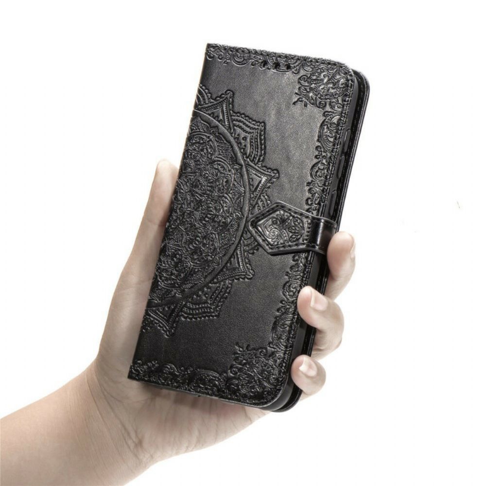 Folio-hoesje voor Samsung Galaxy Note 20 Ultra Mandala Van Middelbare Leeftijd