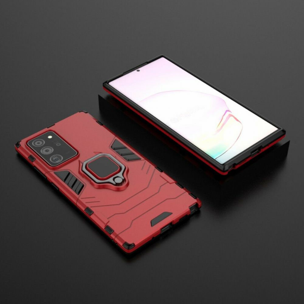 Hoesje voor Samsung Galaxy Note 20 Ultra Resistente Ring