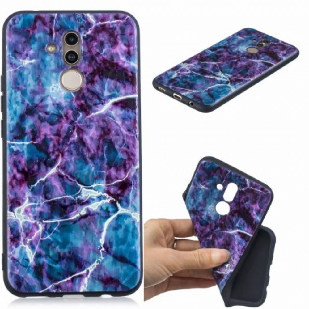 Hoesje voor Huawei Mate 20 Lite Paars Marmer