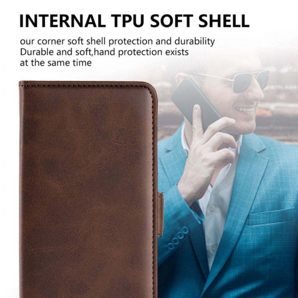Flip Case voor Honor 70 Folio-hoesje Klassieke Dubbele Klep
