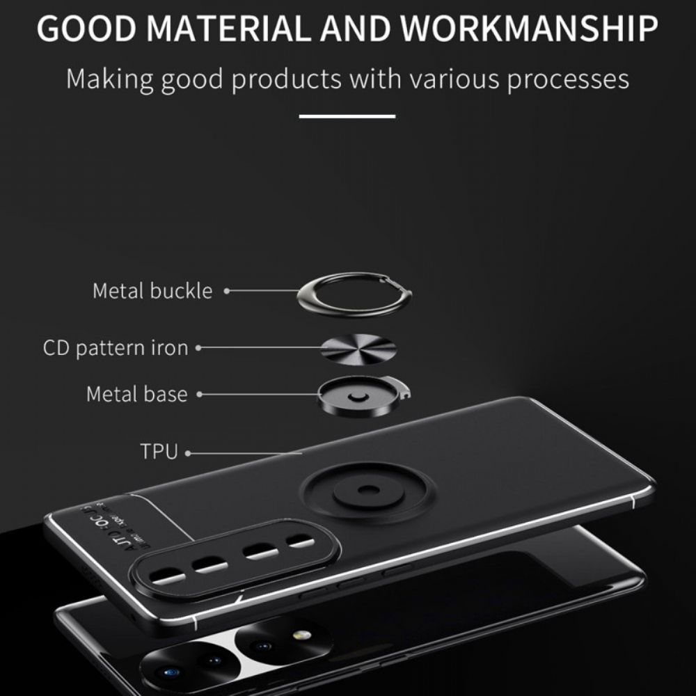 Hoesje voor Honor 70 Draaiende Ring
