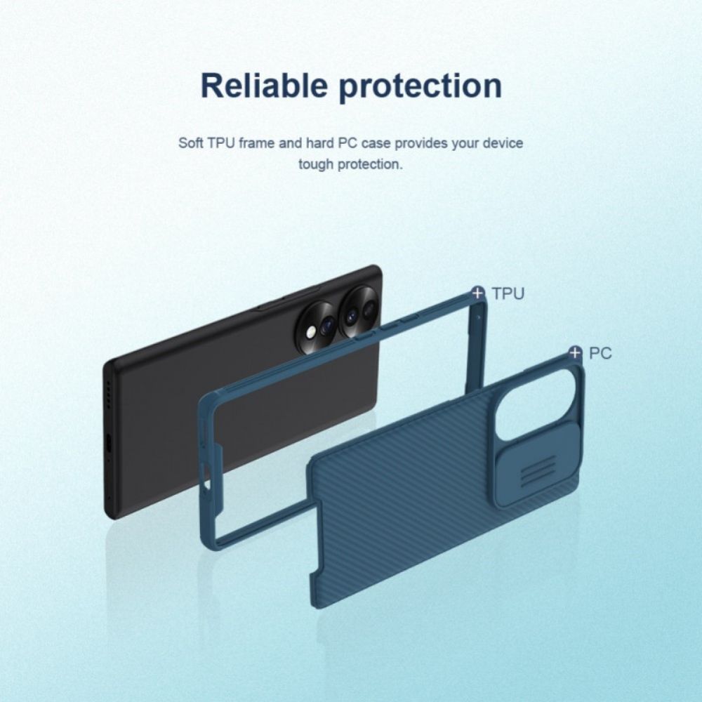 Telefoonhoesje voor Honor 70 Camshield Nillkin