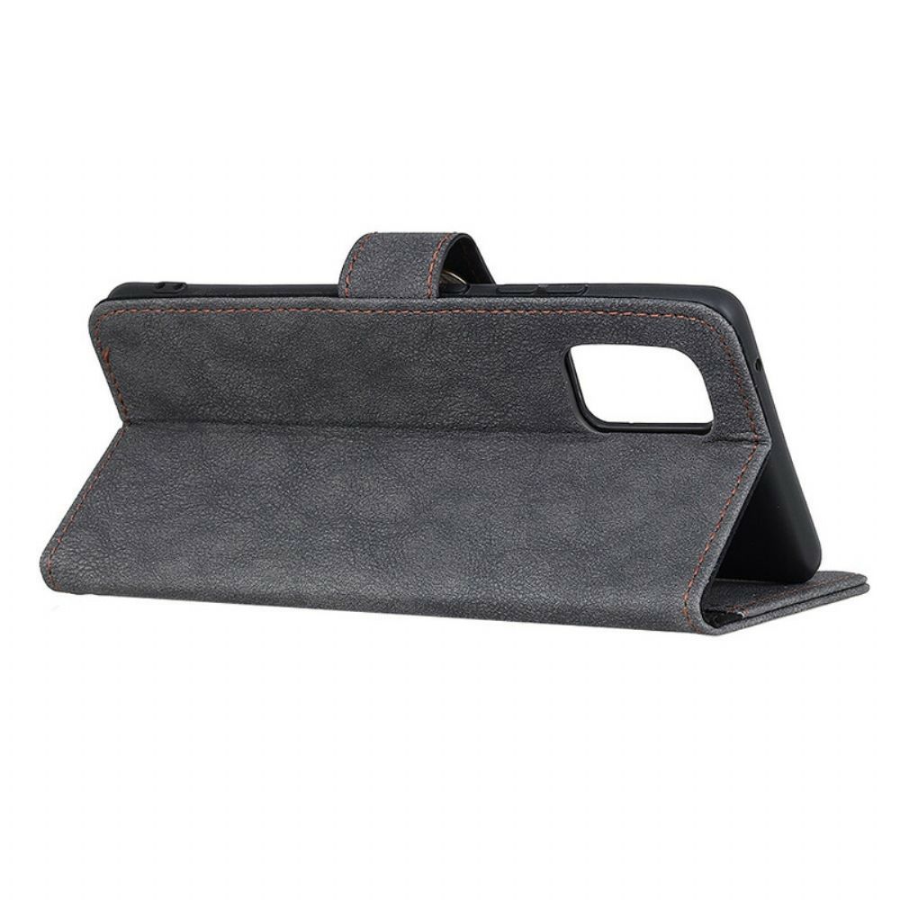 Flip Case voor Huawei P40 Retro Split Kunstleer Khazneh