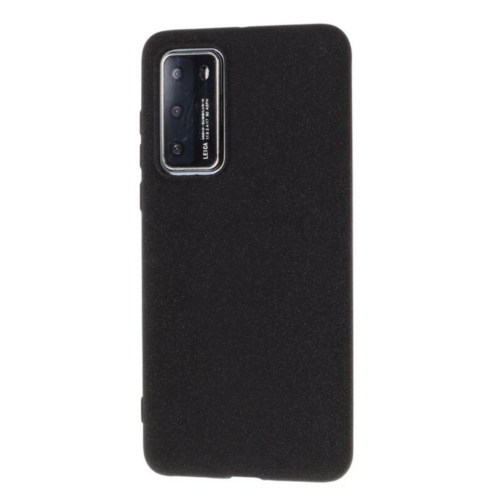 Hoesje voor Huawei P40 Glitter Mat