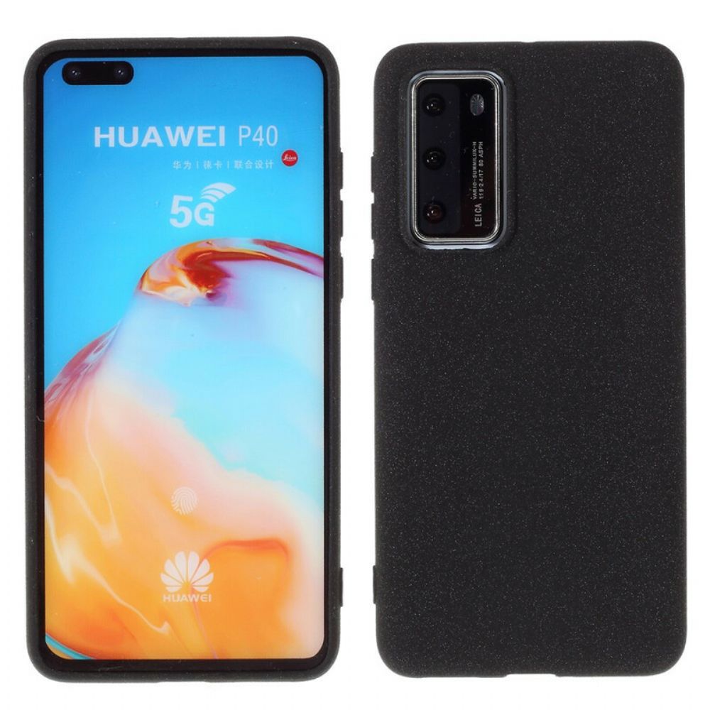Hoesje voor Huawei P40 Glitter Mat
