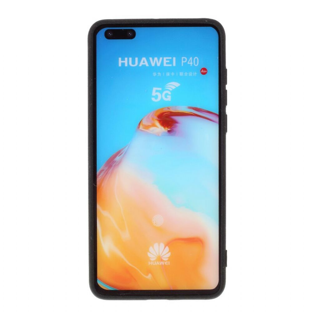 Hoesje voor Huawei P40 Glitter Mat