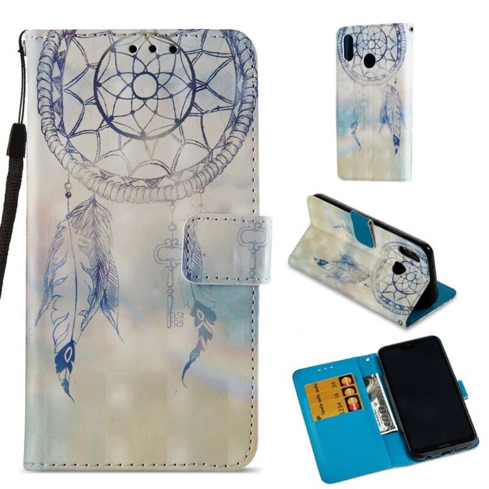 Flip Case voor Huawei P20 Lite 3d Dromenvanger