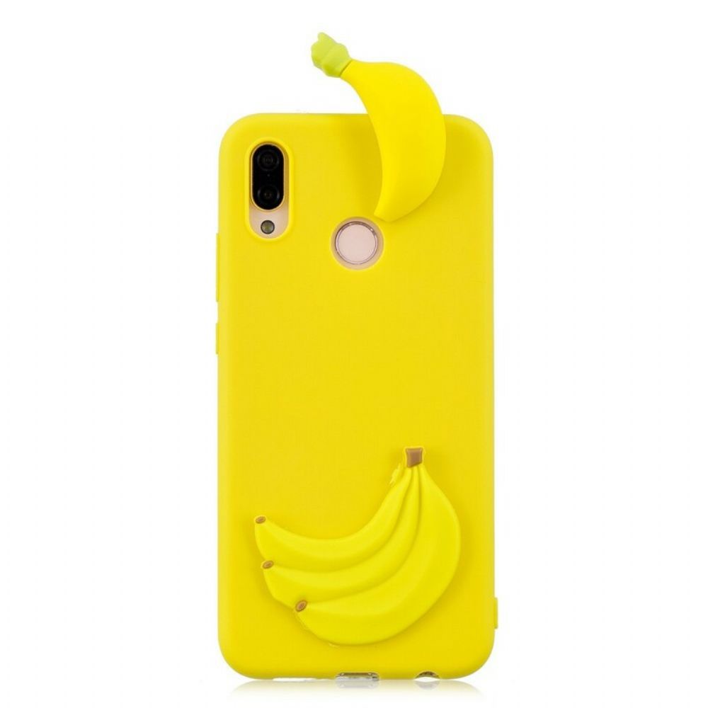 Hoesje voor Huawei P20 Lite 3d Banaan