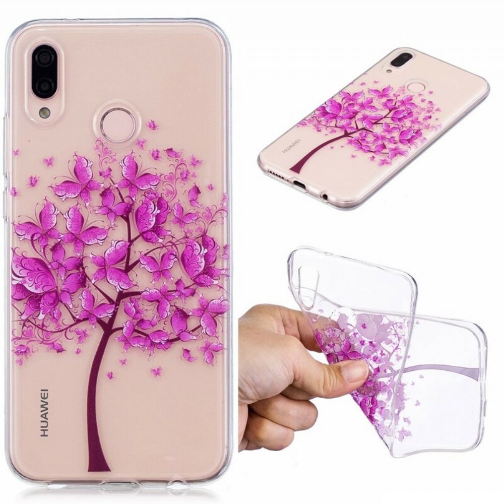 Telefoonhoesje voor Huawei P20 Lite Transparante Gekke Boom