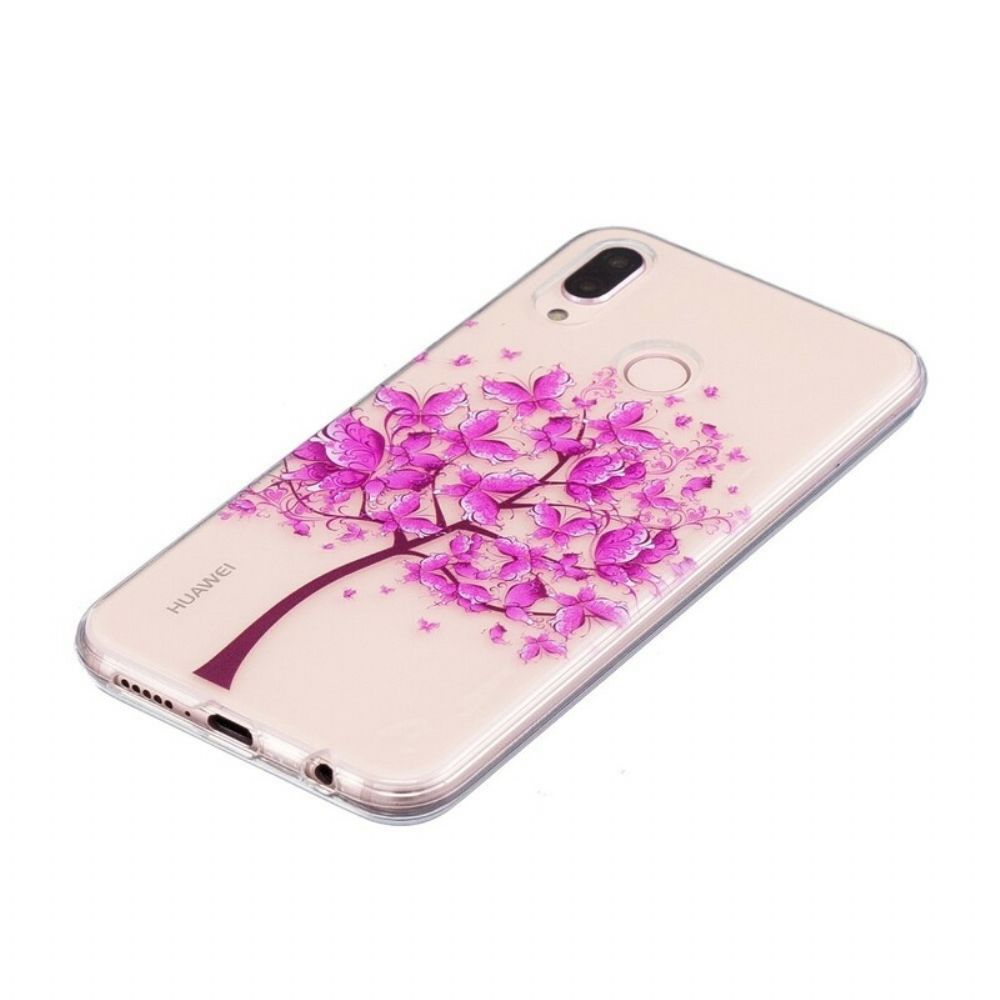Telefoonhoesje voor Huawei P20 Lite Transparante Gekke Boom