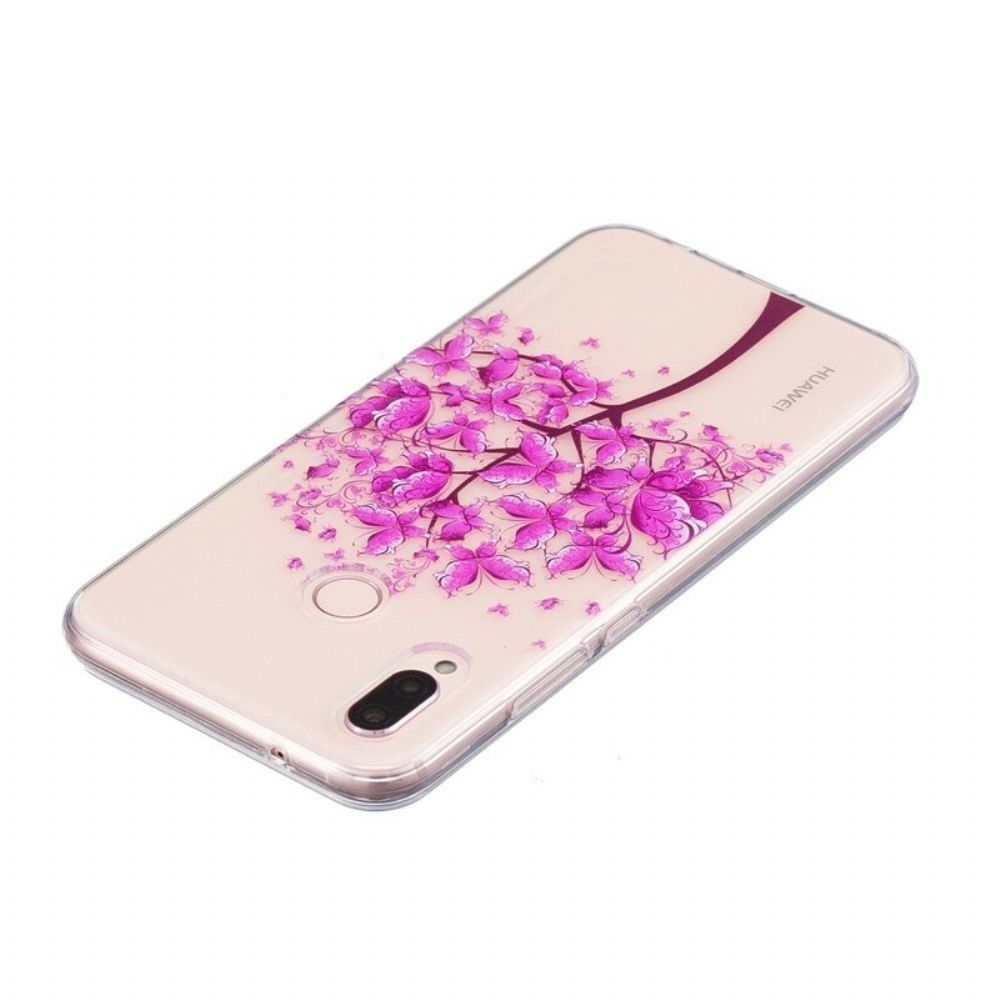 Telefoonhoesje voor Huawei P20 Lite Transparante Gekke Boom
