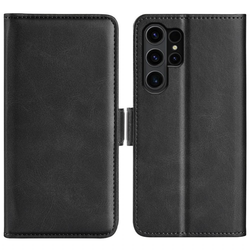 Bescherming Hoesje Samsung Galaxy S24 Ultra 5g Dubbele Sluiting