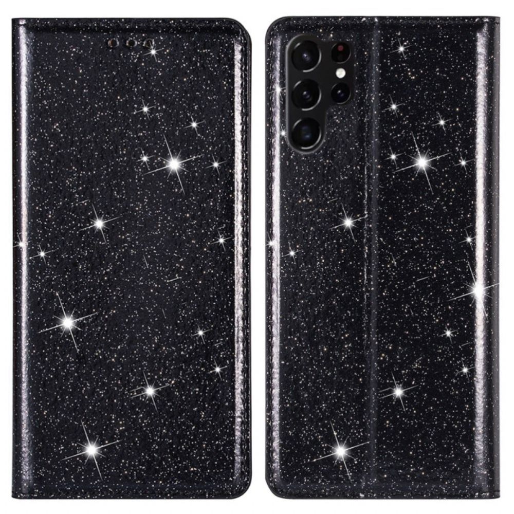 Folio-hoesje Samsung Galaxy S24 Ultra 5g Glitters