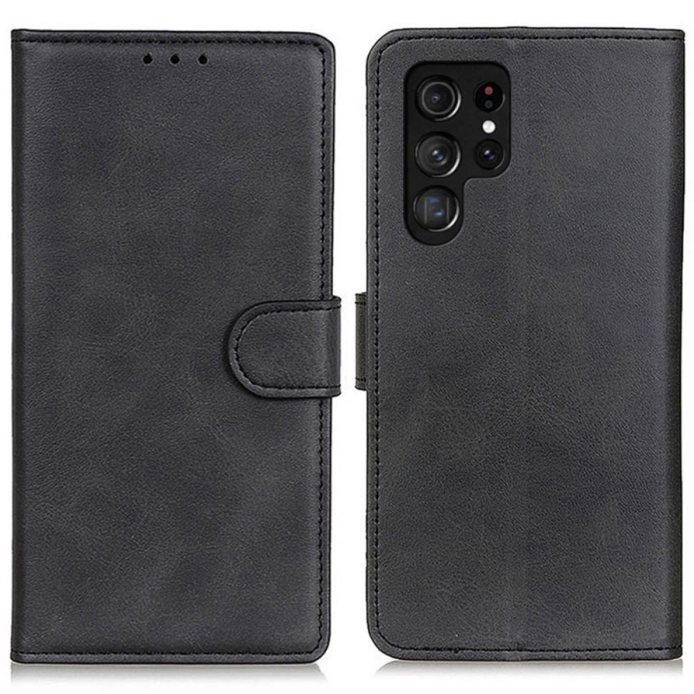 Folio-hoesje Samsung Galaxy S24 Ultra 5g Mat Kunstleer