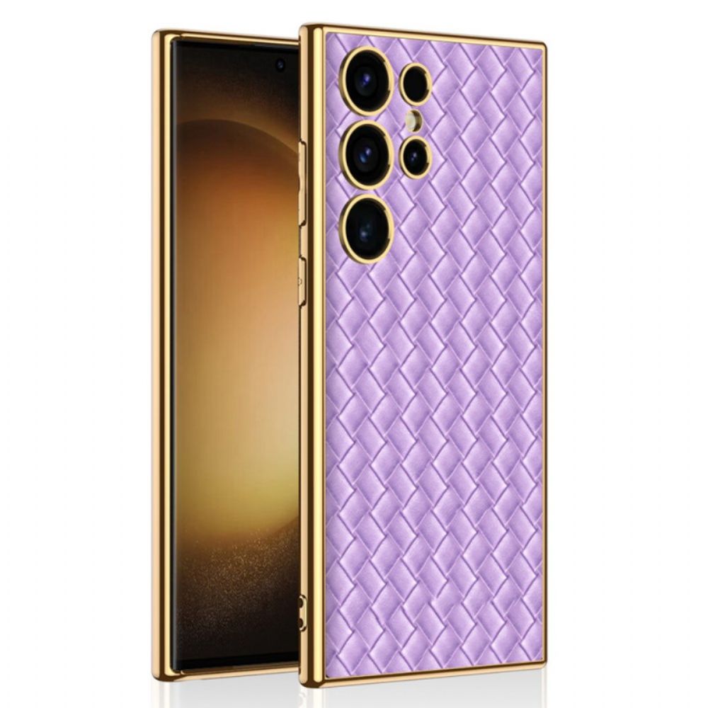 Hoesje Samsung Galaxy S24 Ultra 5g Gkk Geweven Bescherming Hoesje