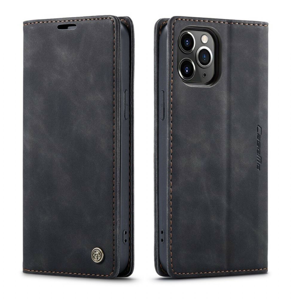 Bescherming Hoesje voor iPhone 12 Pro Max Folio-hoesje Caseme Kunstleer