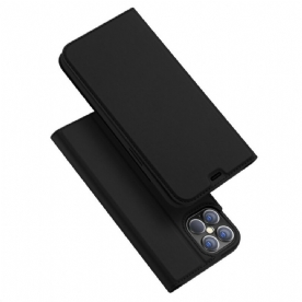Bescherming Hoesje voor iPhone 12 Pro Max Folio-hoesje Dux Ducis Pro Series-skin