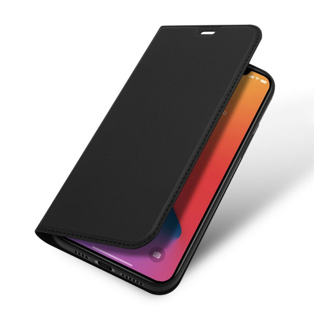Bescherming Hoesje voor iPhone 12 Pro Max Folio-hoesje Dux Ducis Pro Series-skin