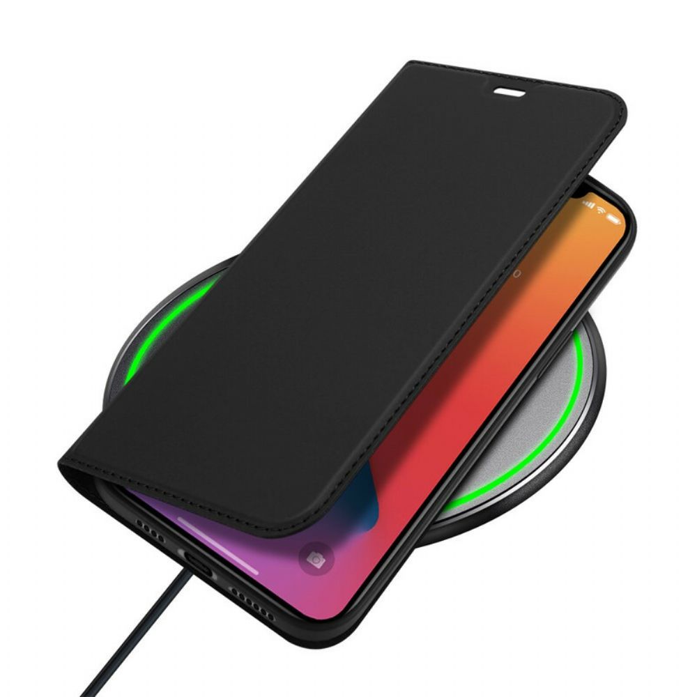 Bescherming Hoesje voor iPhone 12 Pro Max Folio-hoesje Dux Ducis Pro Series-skin