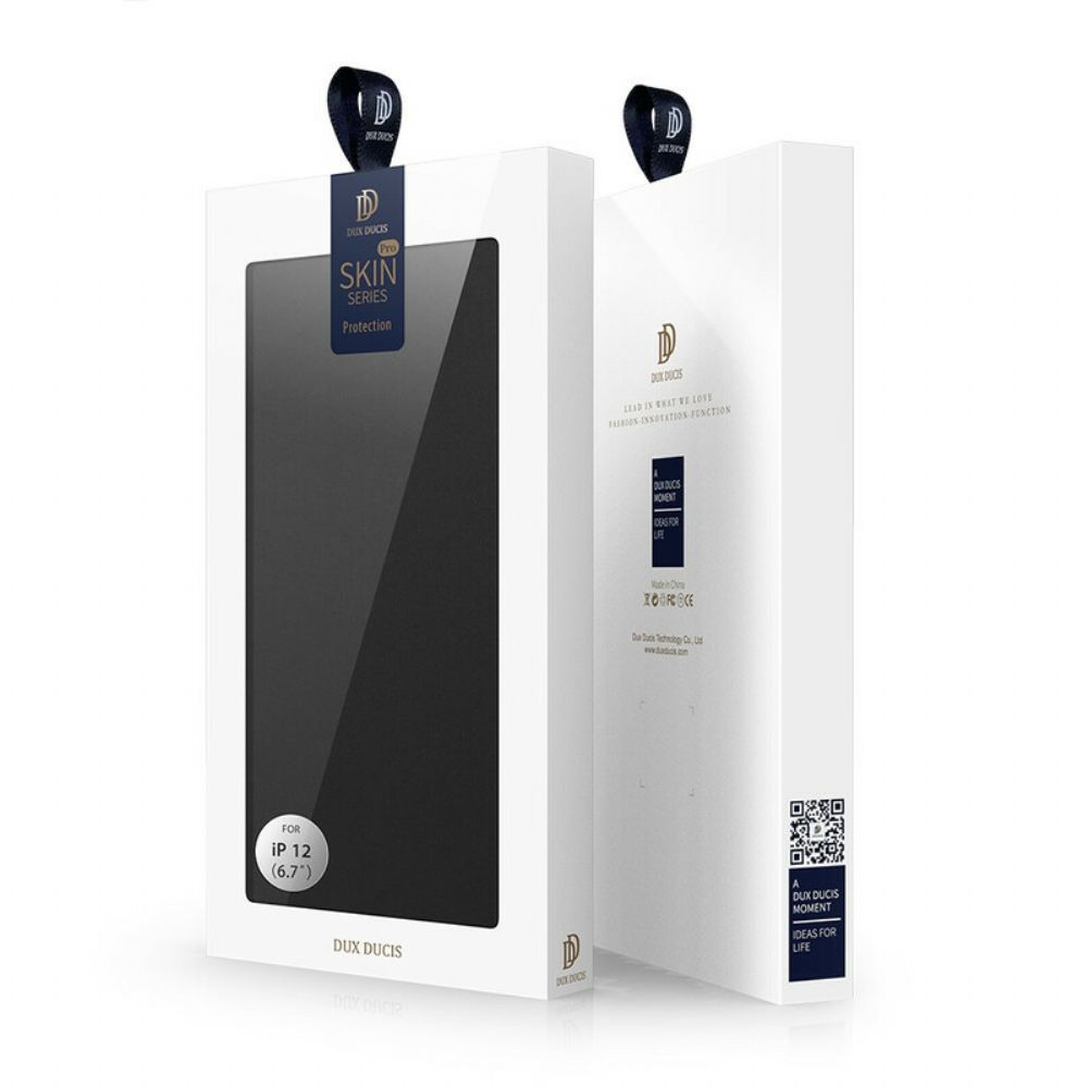 Bescherming Hoesje voor iPhone 12 Pro Max Folio-hoesje Dux Ducis Pro Series-skin