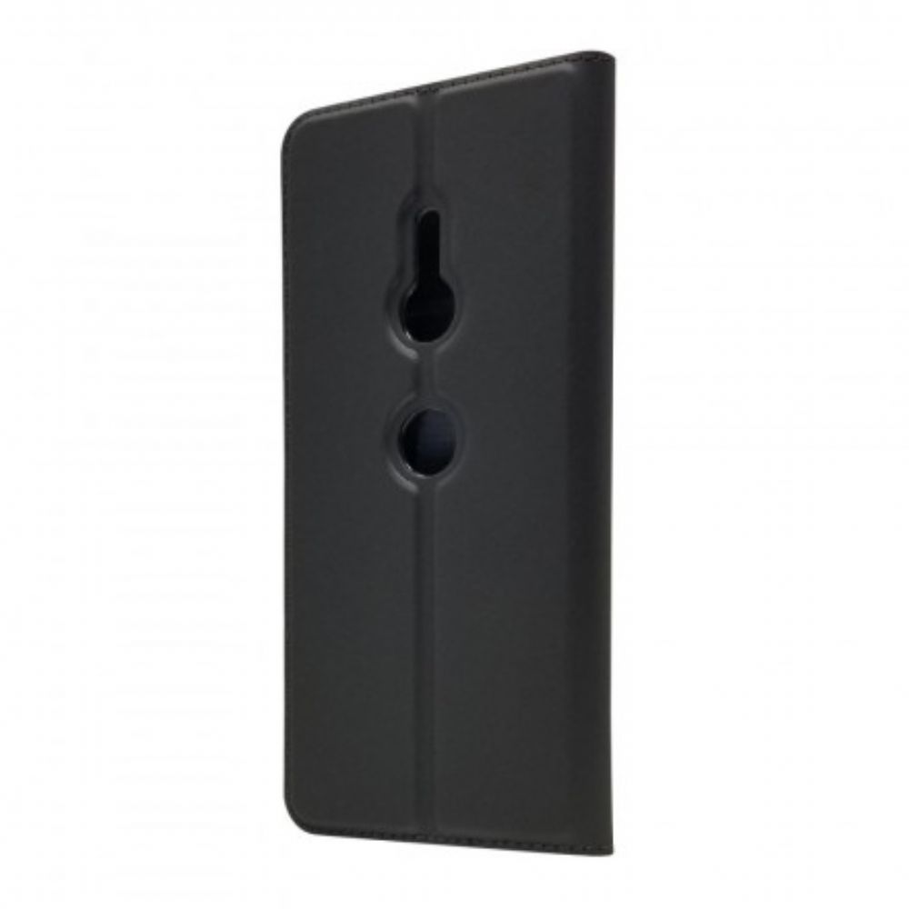Bescherming Hoesje voor Sony Xperia XZ3 Folio-hoesje Eerste Klas Serie