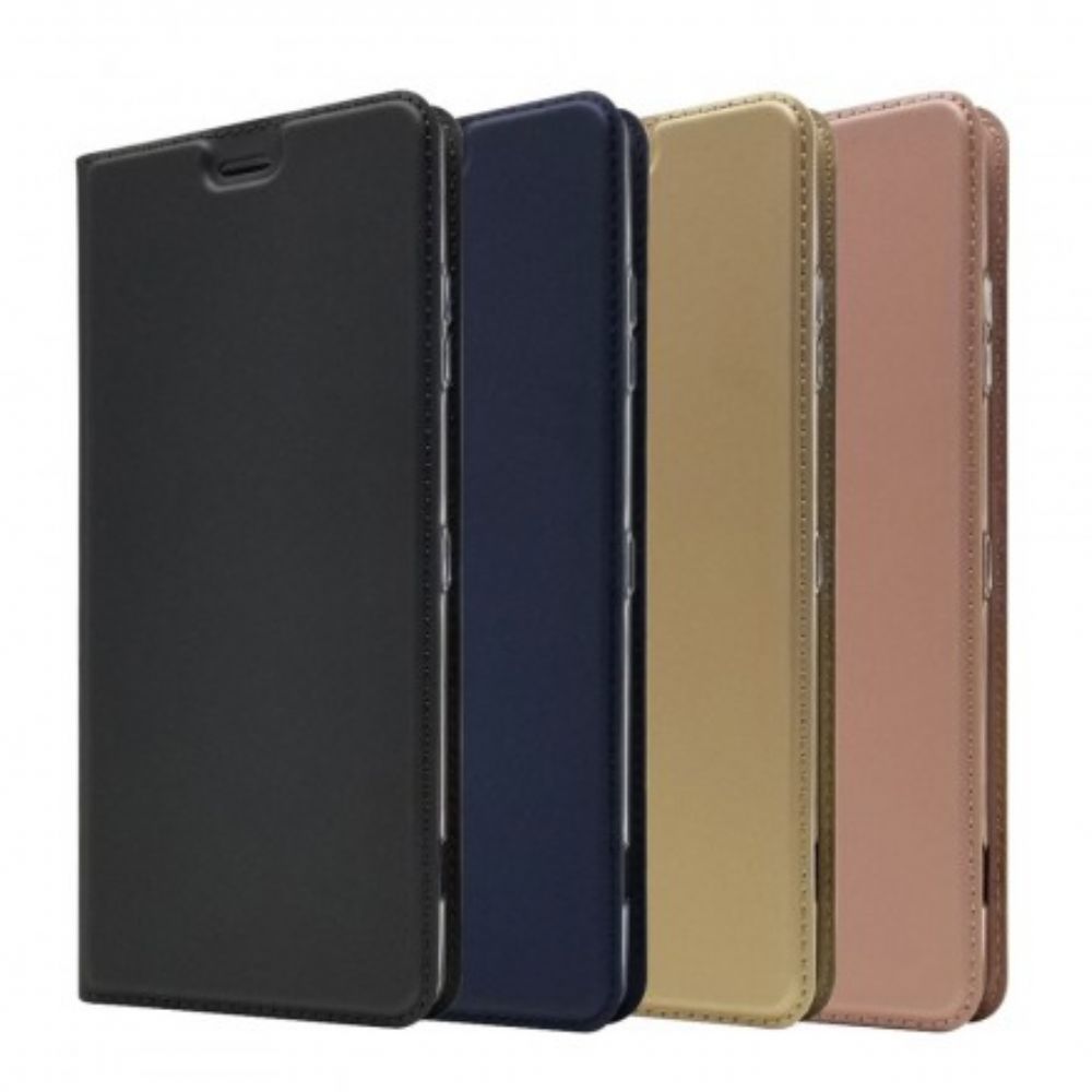 Bescherming Hoesje voor Sony Xperia XZ3 Folio-hoesje Eerste Klas Serie
