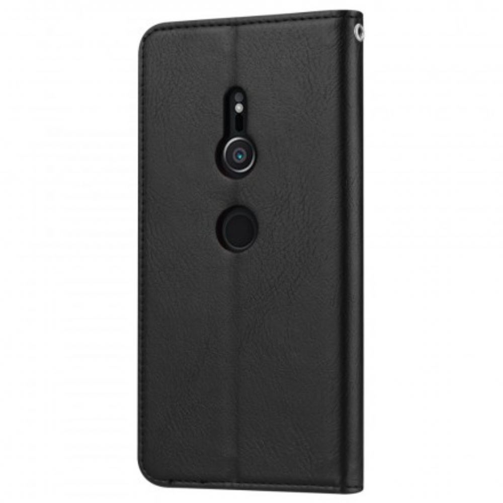Bescherming Hoesje voor Sony Xperia XZ3 Folio-hoesje Kunstleer Kaarthouder