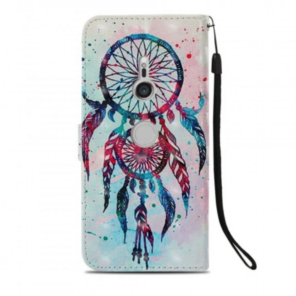 Folio-hoesje voor Sony Xperia XZ3 Aquarel Dromenvanger