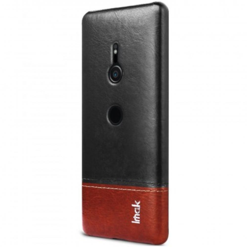 Hoesje voor Sony Xperia XZ3 Imak Ruiyi-serie Leereffect