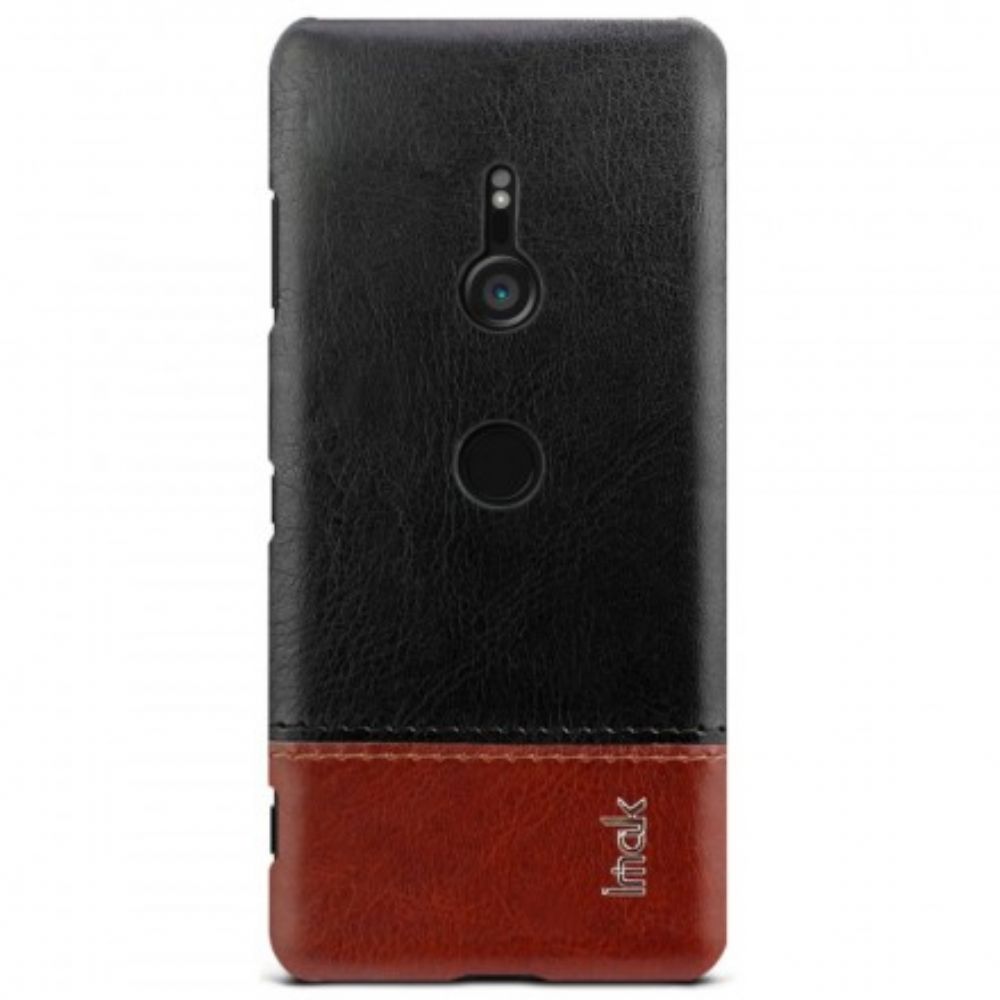 Hoesje voor Sony Xperia XZ3 Imak Ruiyi-serie Leereffect