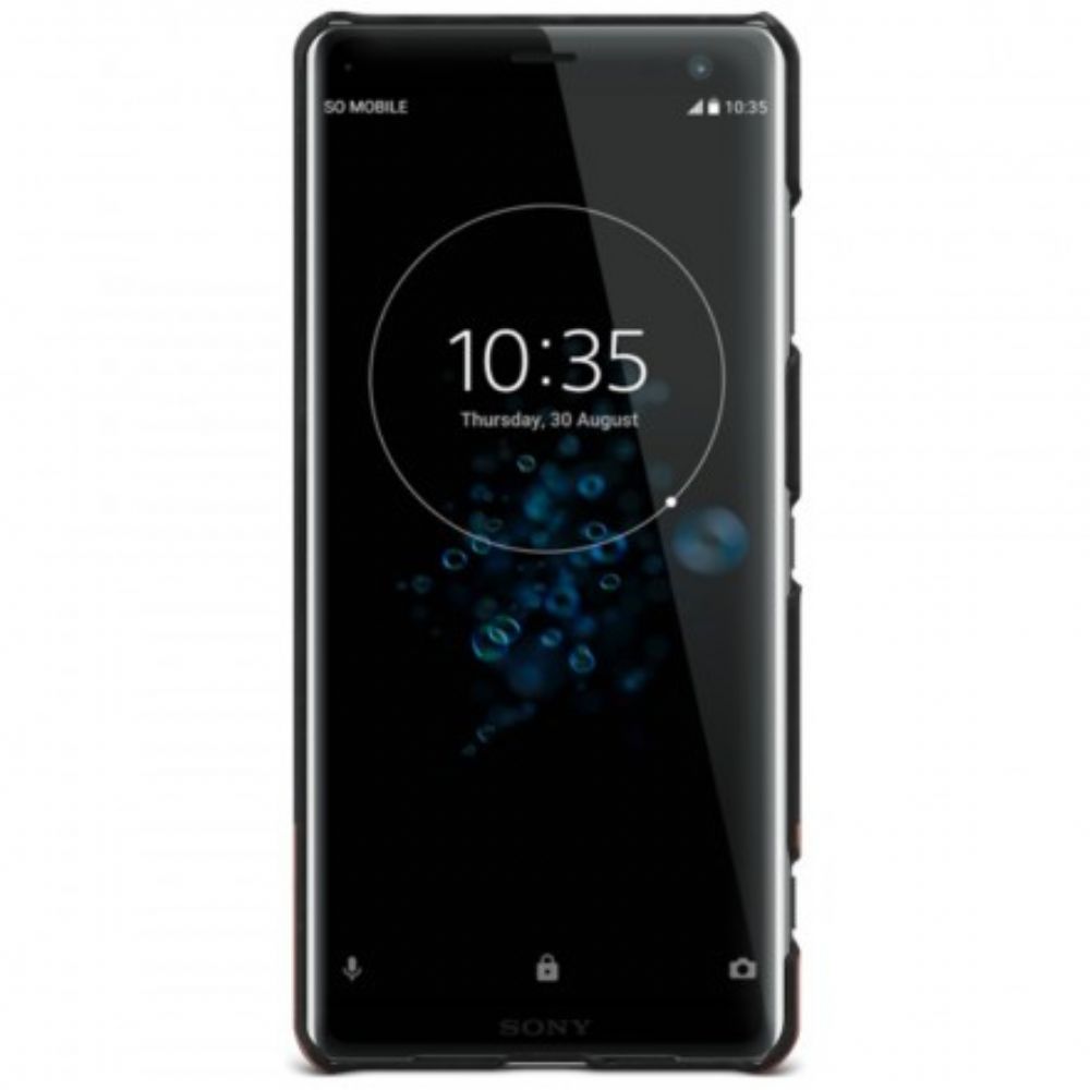 Hoesje voor Sony Xperia XZ3 Imak Ruiyi-serie Leereffect