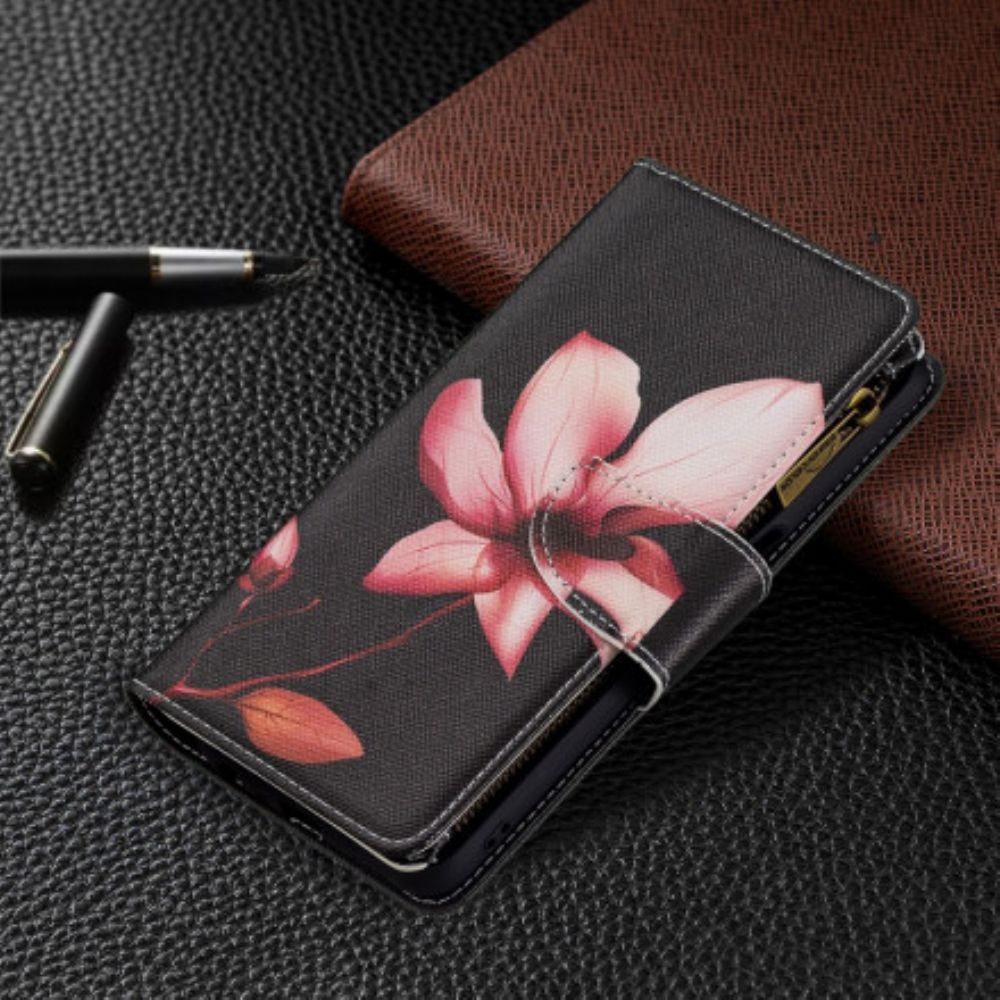 Folio-hoesje voor Oppo A54 5G / A74 5G Bloemzak Met Rits