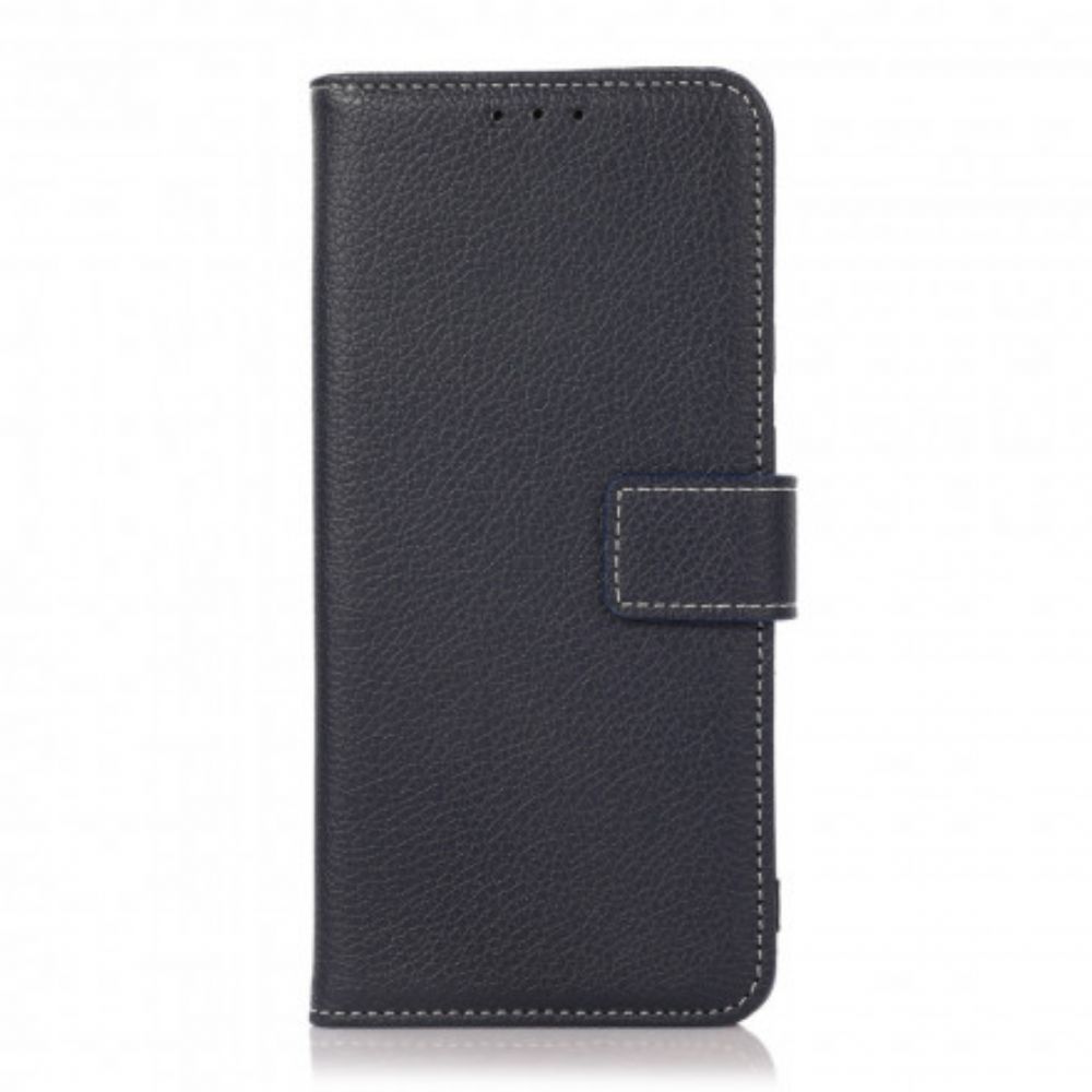 Folio-hoesje voor Oppo A54 5G / A74 5G Lychee-textuur