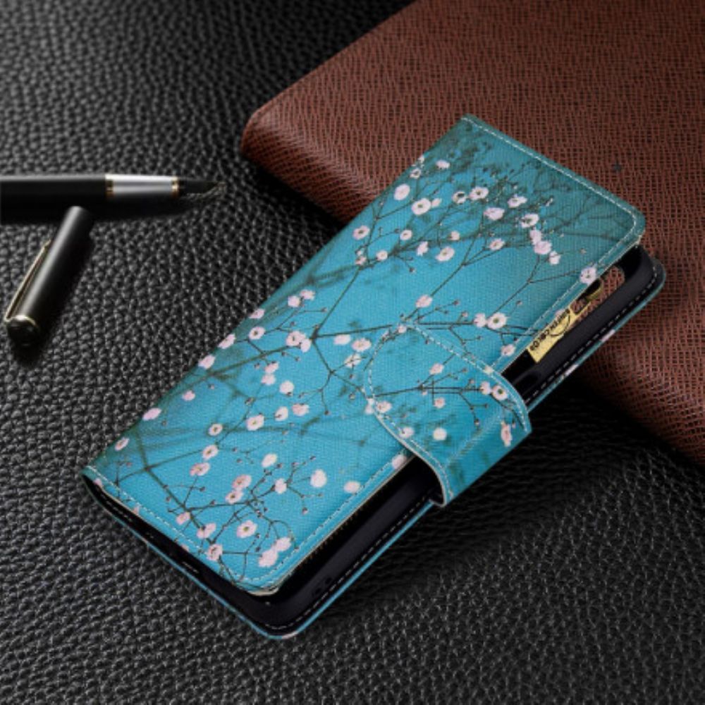 Folio-hoesje voor Oppo A54 5G / A74 5G Zak Met Rits In Boom