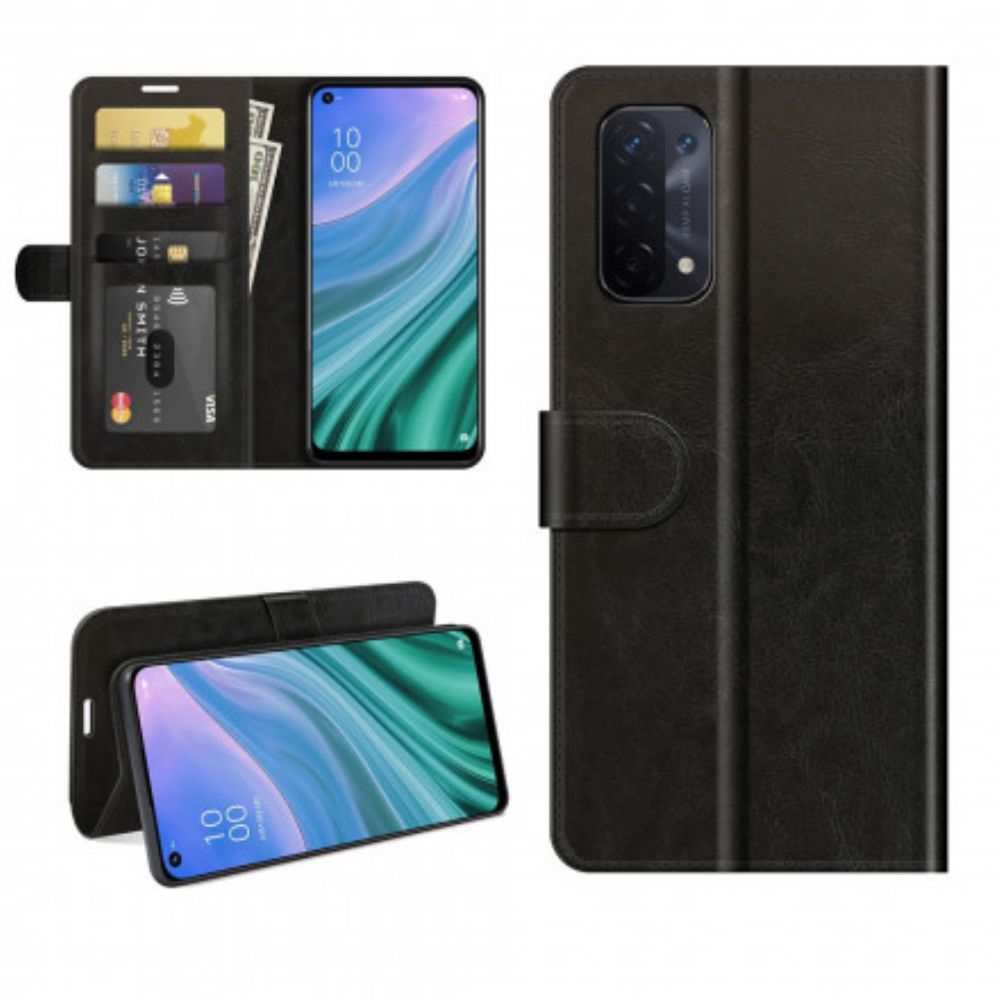Leren Hoesje voor Oppo A54 5G / A74 5G Ultra Kunstleer