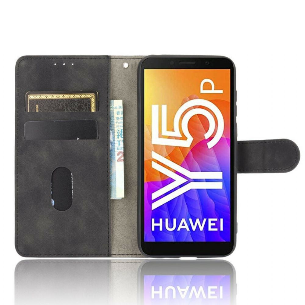 Folio-hoesje voor Huawei Y5p Zakelijke Stijl Leereffect