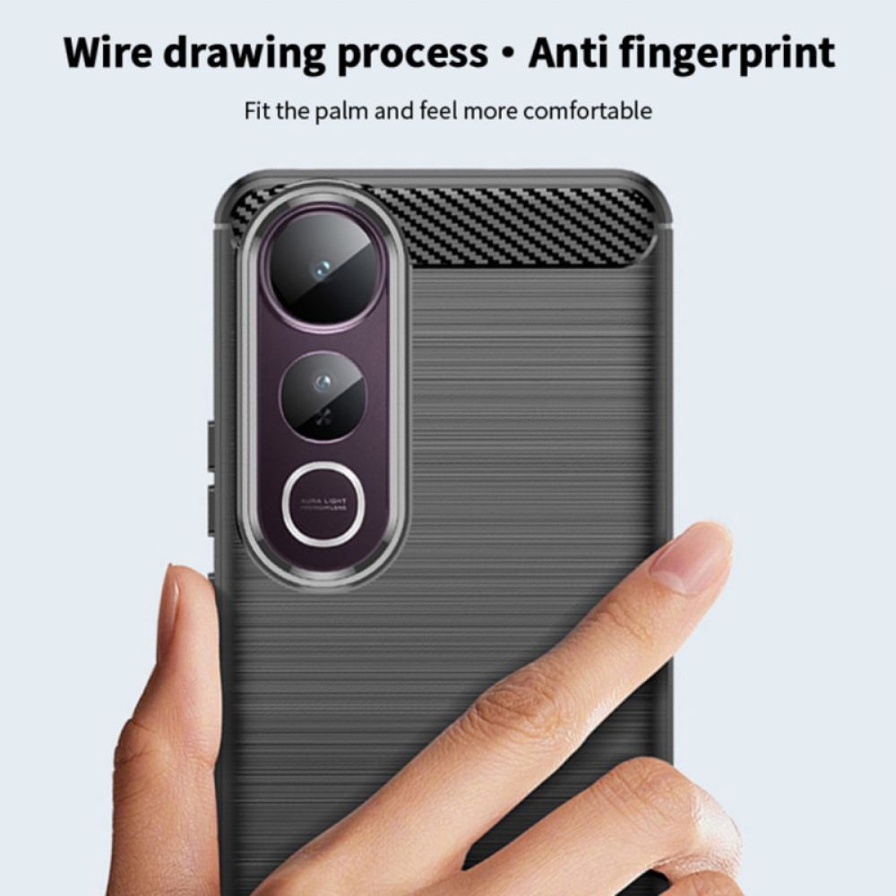 Case Hoesje Vivo V50 Lite 5g Telefoonhoesje Koolstofvezel