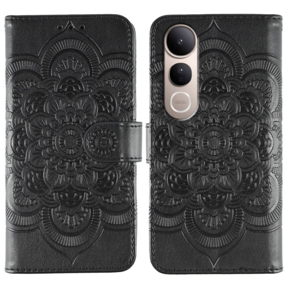 Folio-hoesje Vivo V50 Lite 5g Mandala-gravure
