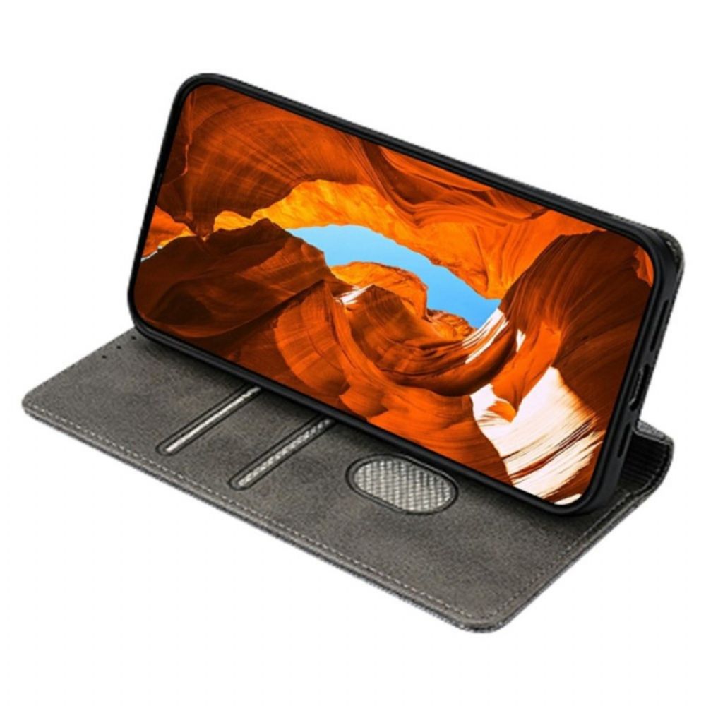 Folio-hoesje Vivo V50 Lite 5g Rfid-bescherming Met Dubbele Textuur