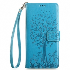 Folio-hoesje Vivo V50 Lite 5g Telefoonhoesje Hertenboom