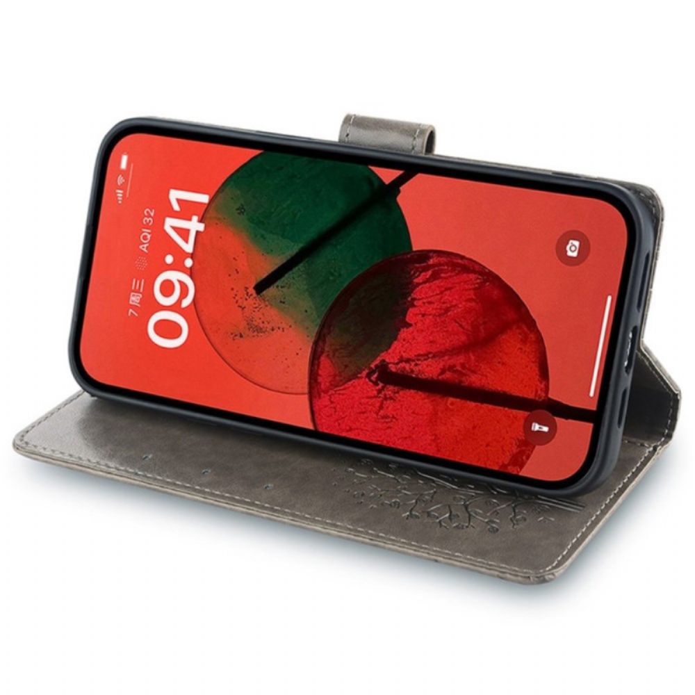 Folio-hoesje Vivo V50 Lite 5g Telefoonhoesje Hertenboom