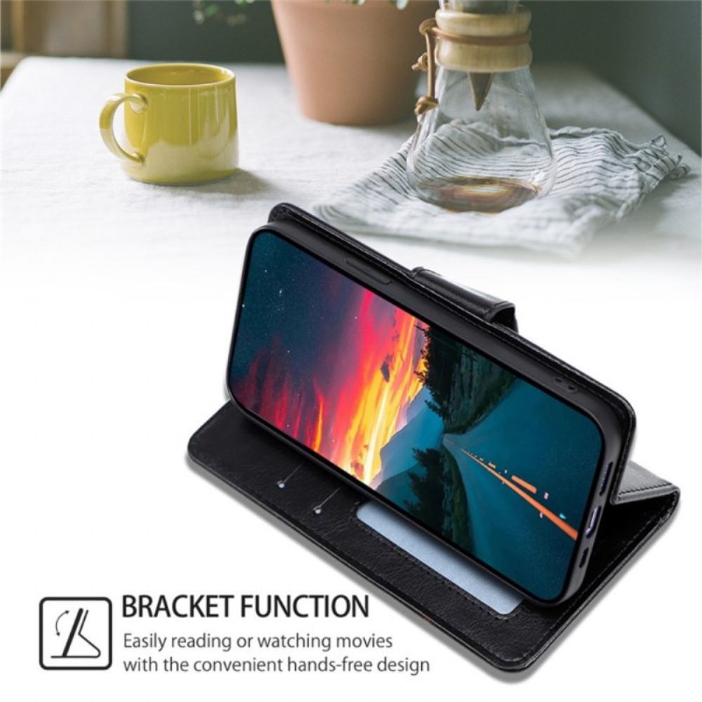 Folio-hoesje Vivo V50 Lite 5g Telefoonhoesje Retro