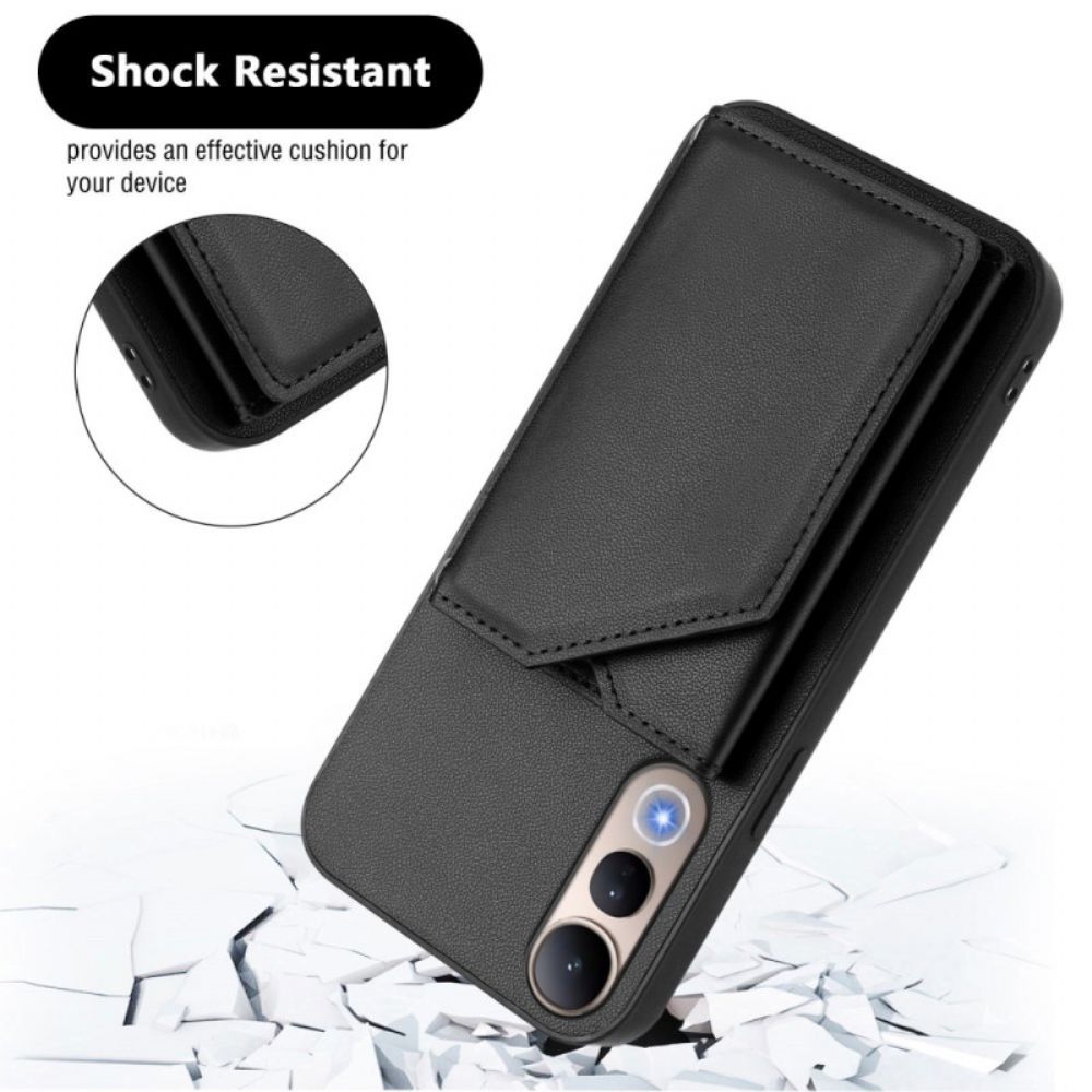 Leren Hoesje Voor Vivo V50 Lite 5g Kaarthouder En Koord