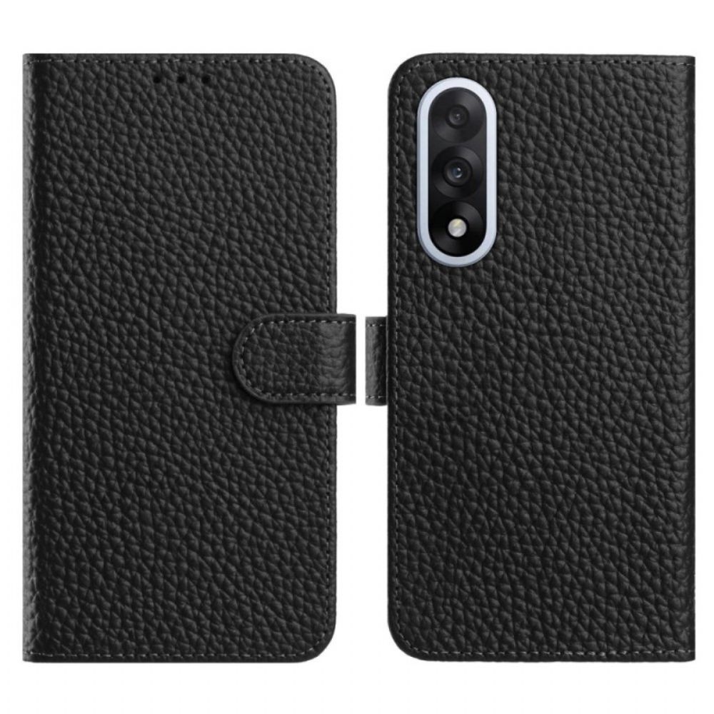 Bescherming Hoesje Oneplus Nord 5 Gestructureerd Leer