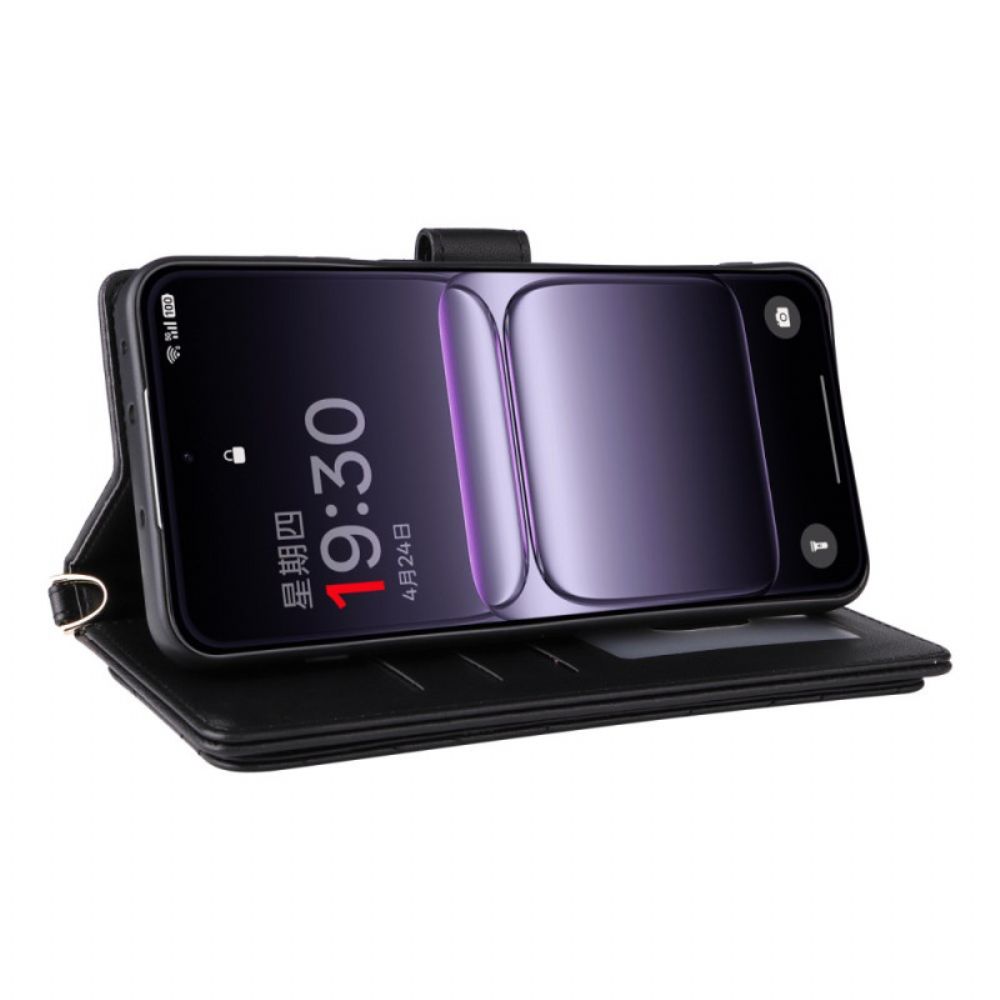 Bescherming Hoesje Oneplus Nord 5 Gewatteerd Met Schouder Bandje