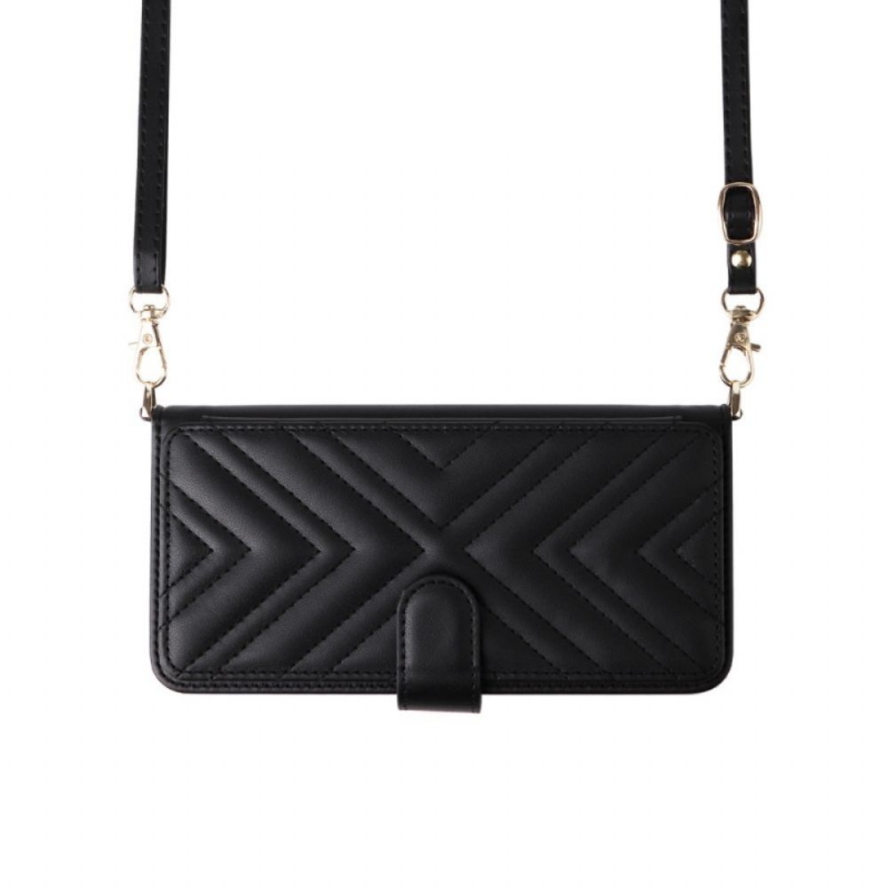 Bescherming Hoesje Oneplus Nord 5 Gewatteerd Met Schouder Bandje